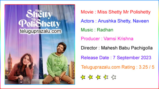 Miss Shetty Mr Polishetty