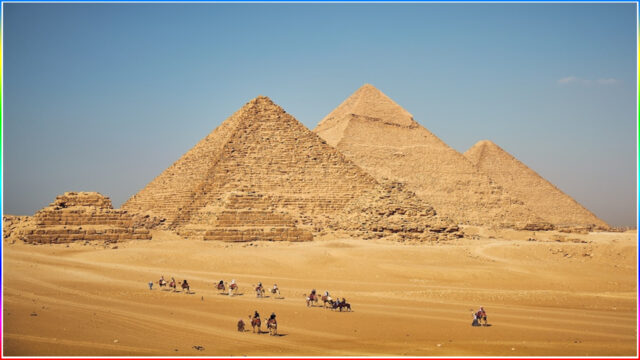 1. Pyramids of Giza